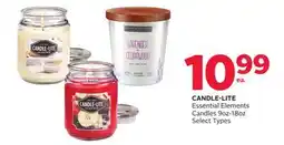 Rexall CANDLE-LITE Essential Elements Candles 9oz-18oz offer