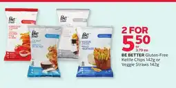 Rexall BE BETTER Gluten-Free Kettle Chips 142g or Veggie Straws offer