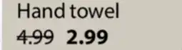 JYSK KARBY Hand towel offer