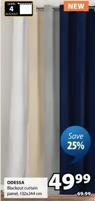 JYSK ODESSA Blackout curtain panel offer