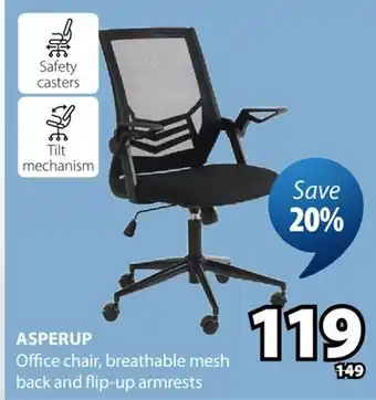 JYSK ASPERUP Office chair offer