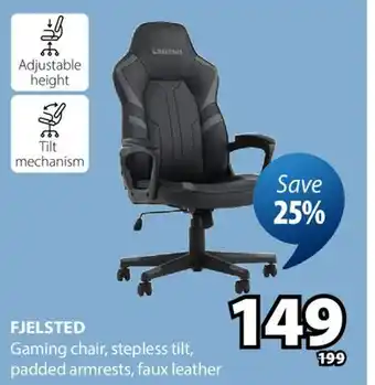 JYSK FJELSTED Gaming chair offer