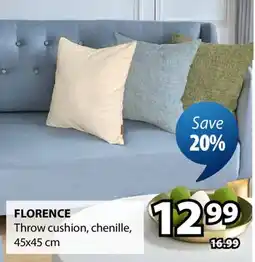 JYSK FLORENCE Throw cushion offer