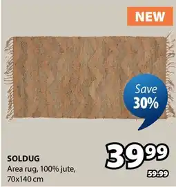 JYSK SOLDUG Area rug offer