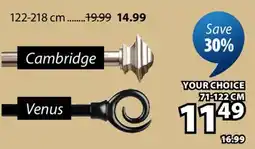 JYSK CAMBRIDGE Single Curtain Rod Ki offer