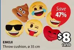 JYSK EMOJI Throw cushion offer