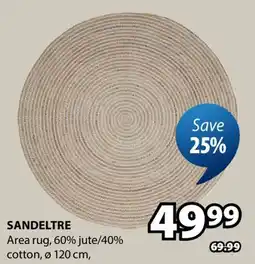 JYSK SANDELTRE Area rug offer