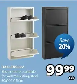 JYSK HALLENSLEV Shoe cabinet offer