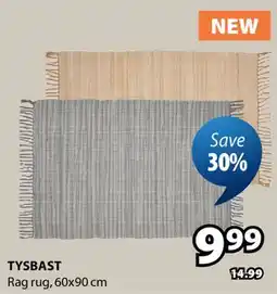 JYSK TYSBAST Rag rug offer