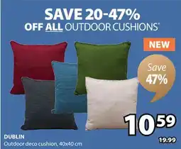 JYSK DUBLIN Outdoor deco cushion offer