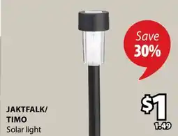JYSK JAKTFALK/TIMO Solar light offer