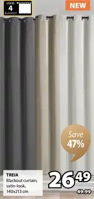 JYSK TREIA Blackout curtain offer