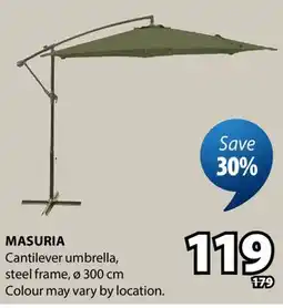 JYSK MASURIA Cantilever umbrella offer