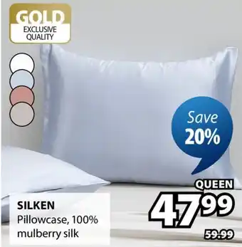 JYSK SILKEN Pillowcase offer