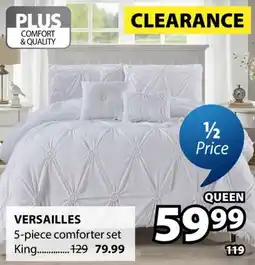 JYSK VERSAILLES 5-piece comforter set offer