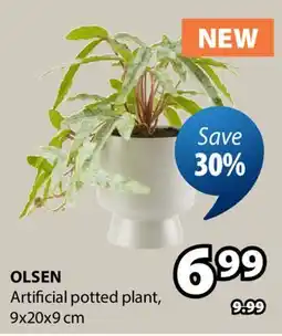 JYSK OLSEN Artificial potted plant offer