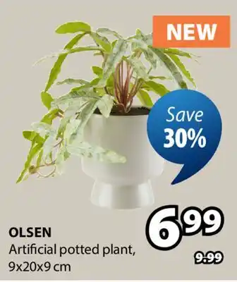 JYSK OLSEN Artificial potted plant offer