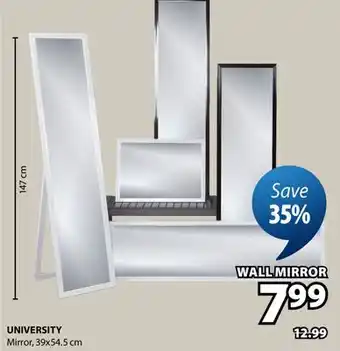 JYSK UNIVERSITY Mirror offer