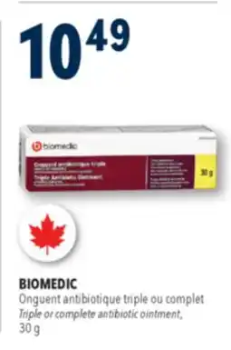 Familiprix BIOMEDIC, Triple or complete antibiotic ointment offer