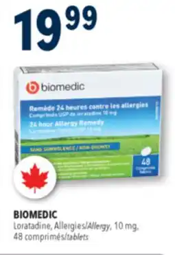Familiprix BIOMEDIC Loratadine, Allergy, 10mg, 48tablets offer