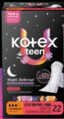 Familiprix U by KOTEX, Selected pads or tampons offer