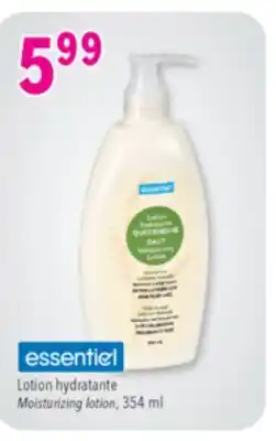 Familiprix ESSENTIEL Moisturizing lotion offer