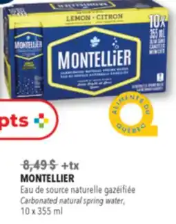 Familiprix MONTELLIER Carbonated natural spring water offer