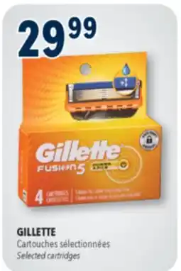 Familiprix GILLETTE Selected cartridges offer