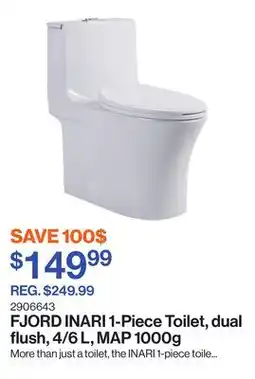 Patrick Morin INARI 1-Piece Toilet, dual flush, 4/6 L, MAP offer
