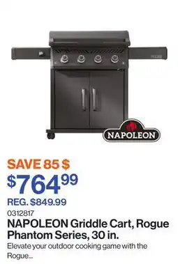 Patrick Morin Griddle Cart, Rogue Phantom Series, 30 in offer