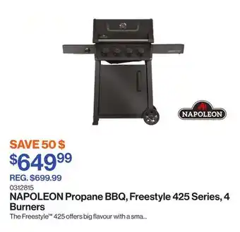 Patrick Morin Propane BBQ, Freestyle 425 Series, 4 Burners offer