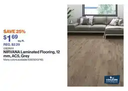 Patrick Morin NIRVANA Laminated Flooring, 12 mm, AC5, Grey offer