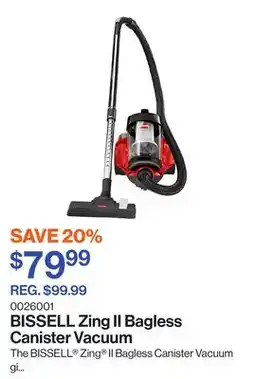 Patrick Morin Zing II Bagless Canister Vacuum offer