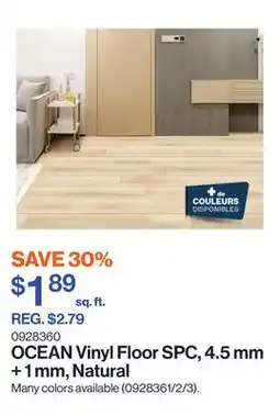Patrick Morin Vinyl Floor SPC, 4.5 mm + 1 mm, Natural offer