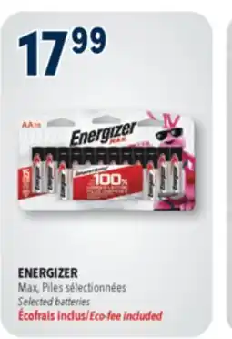 Familiprix ENERGIZER Selected batteries offer
