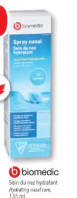 Familiprix BIOMEDIC Hydrating nasal care offer