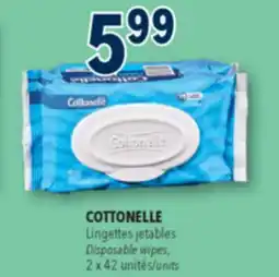 Familiprix COTTONELLE Disposable wipes offer
