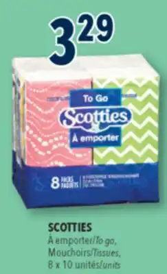Familiprix SCOTTIES To go, Tissues, 8 x 10 units offer