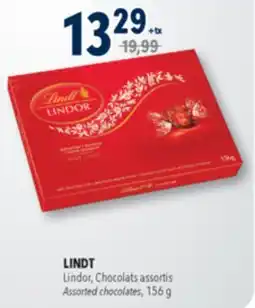 Familiprix Lindt Lindor milk chocolate with a delectably smooth centre offer