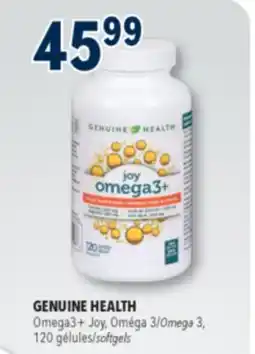 Familiprix GENUINE HEALTH Omega3+ Joy, Omega 3 offer