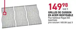Matério GRILLES DE CUISSON EN ACIER INOXYDABLE offer