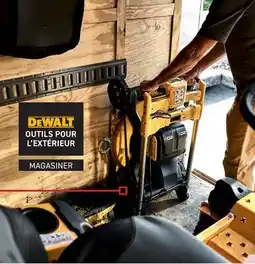 Matério TONDEUSE SANS FIL POUSSÉE DEWALT offer