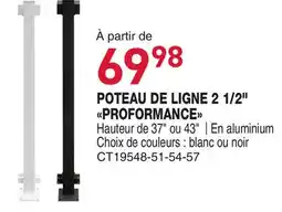 Matério POTEAU DE LIGNE 2 1/2 PROFORMANCE offer