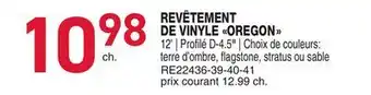 Matério REVÊTEMENT DE VINYLE OREGON , TERRE D'OMBRE offer