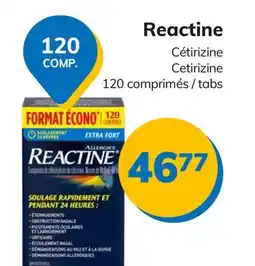 Accès pharma Reactine 120 tabs offer