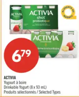 Pharmaprix ACTIVIA Drinkable Yogurt offer