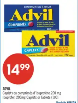 Pharmaprix ADVIL Ibuprofen 200mg Caplets or Tablets offer