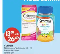 Pharmaprix CENTRUM Multivitamins offer