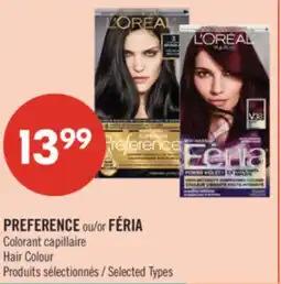 Pharmaprix PREFERENCE or FÉRIA Hair Colour offer