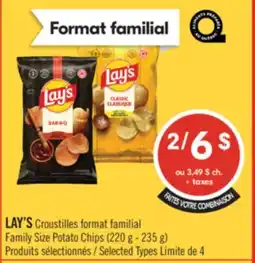 Pharmaprix LAY'S Family Size Potato Chips offer